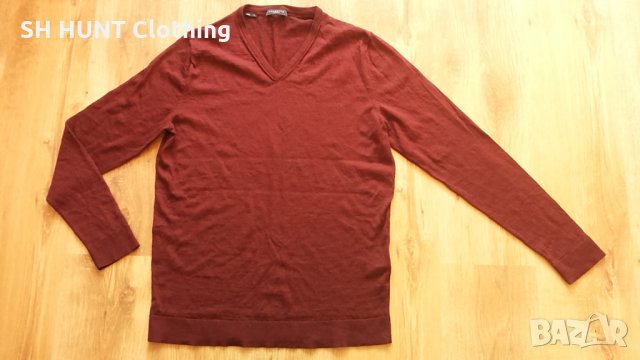 SELECTED 100% Merino Wool за лов риболов L - XL термо блуза пуловер 100% Мерино Вълна - 97