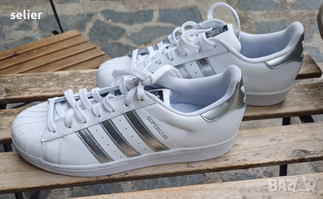 ADIDAS SUPERSTAR-оригинални маратонки Размер:41 Стелка:26см Нови,без кутия и етикети Маратонките са , снимка 5 - Маратонки - 52648881