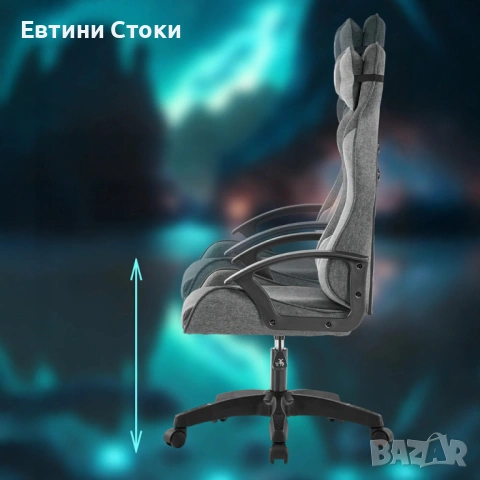 Ергономичен геймърски стол с пълна опора и комфорт, снимка 6 - Столове - 53165149