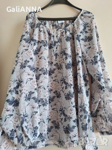 СТРАХОТНА ТУНИКА В НЕЖНИ ЦВЕТОВЕ 3XL-4XL