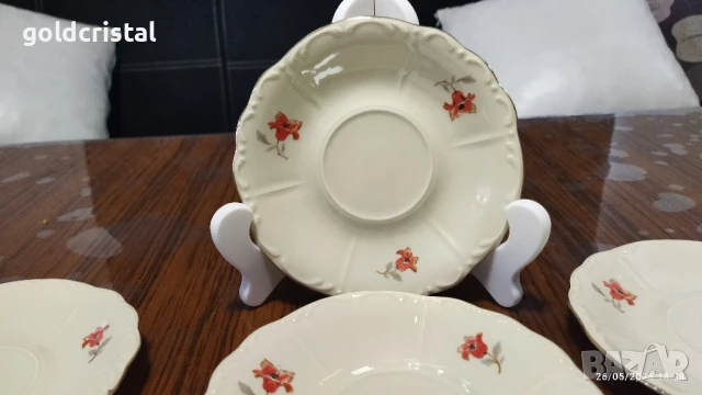 Стар немски порцелан чинии, снимка 3 - Антикварни и старинни предмети - 32329023