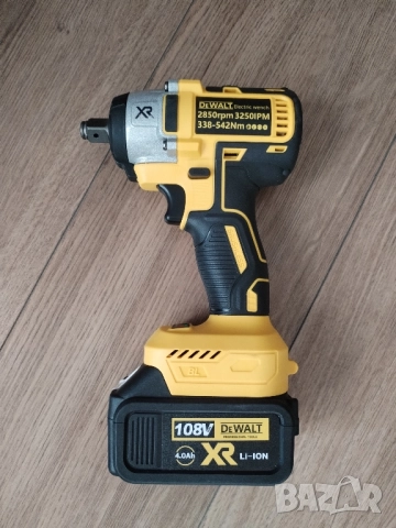 Безчеткови акумулаторни машини 4 в 1 винтоверт гайковерт ъглошлайф перфоратор с четири батерии ., снимка 18 - Други инструменти - 51357395