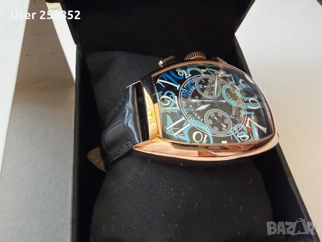 Franck Muller - Vintage Chronograph Quartz  - Мъжки часовник - Нов , снимка 5 - Мъжки - 53218912