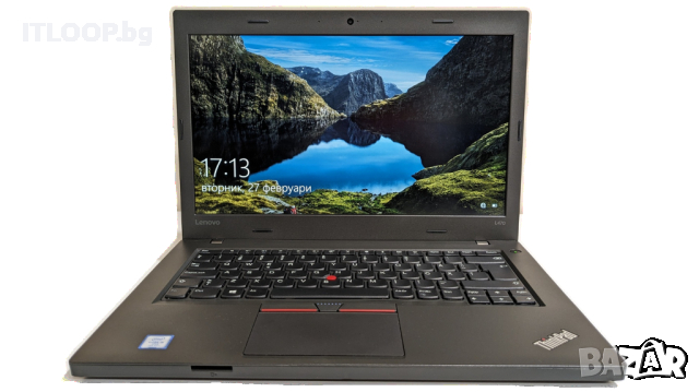 Lenovo ThinkPad L470 14" 1920x1080 i5-7300U 8GB 256GB батерия 3+ часа, снимка 1