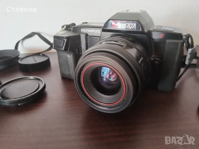 Камера OLYMPUS OM-707 Japan, снимка 16 - Фотоапарати - 55844389