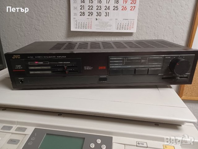 Усилвател JVC A-GX1B. 80W, снимка 2 - Ресийвъри, усилватели, смесителни пултове - 41788466