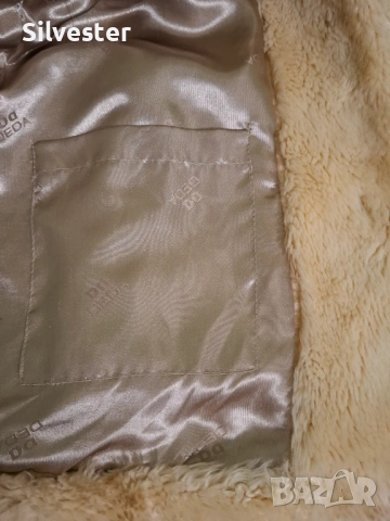 Дамски кожух от естествена кожа с качулка, размер М, снимка 6 - Палта, манта - 53032329