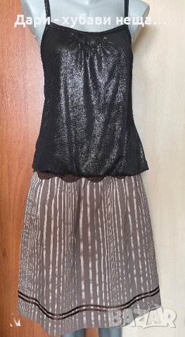 Еластичен топ в черно и сребристо🍀❤️S,M, L❤️🍀арт.368, снимка 6 - Корсети, бюстиета, топове - 41119994