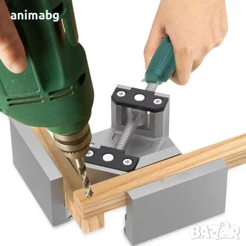 ANIMABG Скоба под прав ъгъл с една дръжка, Регулируема въртяща се челюст за заваряване, Алуминиева с, снимка 8 - Друга електроника - 49859315