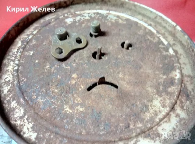 Старинен КОЛЕКЦИОНЕРСКИ НЕМСКИ МЕХАНИЧЕН БУДИЛНИК РЕТРО НАСТОЛЕН ЧАСОВНИК 44041, снимка 11 - Антикварни и старинни предмети - 47685930