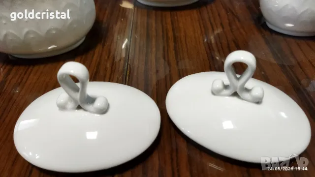 Стар български костен порцелан Бононя Ралица чайник заханица латиера , снимка 9 - Антикварни и старинни предмети - 50415624