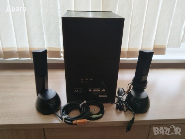 Телевизионни/мониторни тонколони - Altec Lansing VS4121, снимка 4 - Тонколони - 52678280