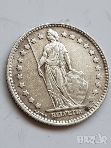 Швейцария 1 франк, 1939 Сребро 0.835, снимка 4 - Нумизматика и бонистика - 38792339