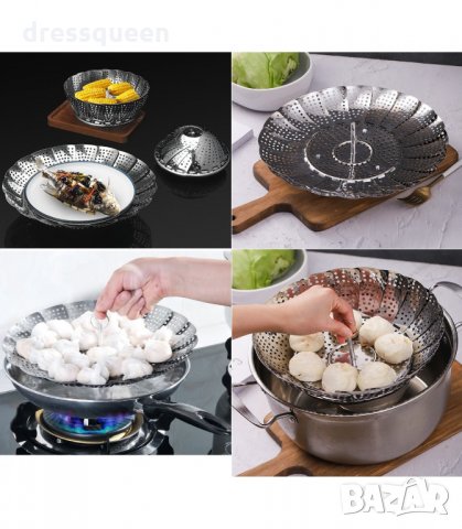 3033 МЕТАЛНА КОШНИЦА ЗА ГОТВЕНЕ НА ПАРА, снимка 5 - Други стоки за дома - 34251841