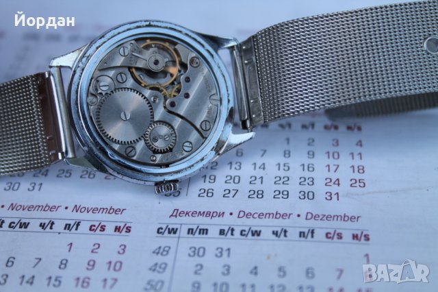 СССР часовник ''ЗИМ'' 15 камъка, снимка 9 - Антикварни и старинни предмети - 41397129