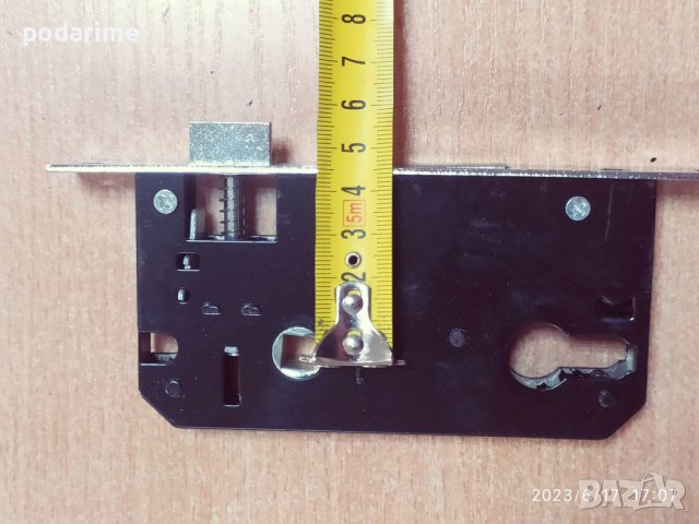 Комплект за китайска врата, междуцентрие 58 мм - брава, дръжки, патрон, снимка 6 - Входни врати - 41227510