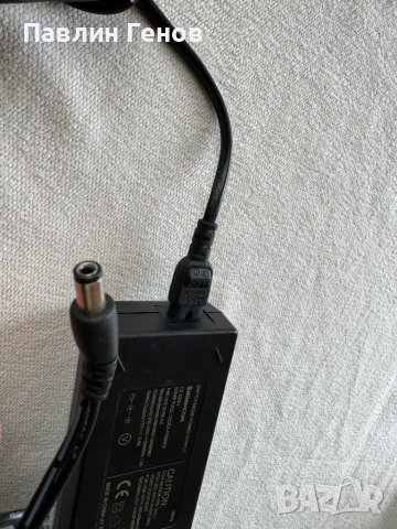 Зарядно 12V 5A  60W , Букса 5.5x2.5 mm, снимка 4 - Кабели и адаптери - 44310711