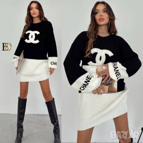пуловер chanel, снимка 5 - Блузи с дълъг ръкав и пуловери - 51426708