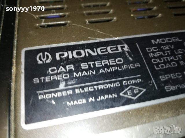 PIONEER GM-40 STEREO MAIN AMPLIFIER 12V CAR AUDIO-ВНОС SWISS 2908231043, снимка 7 - Ресийвъри, усилватели, смесителни пултове - 42007284