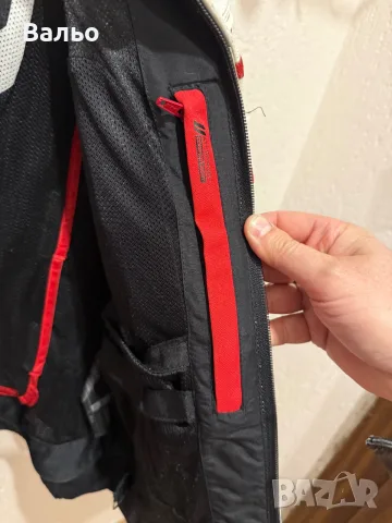 Кожено мото яке Alpinestars 52 -Lразмер, снимка 7 - Якета - 56334285