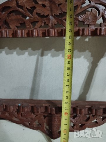 стара ажурна дървена рамка, снимка 2 - Антикварни и старинни предмети - 44252102