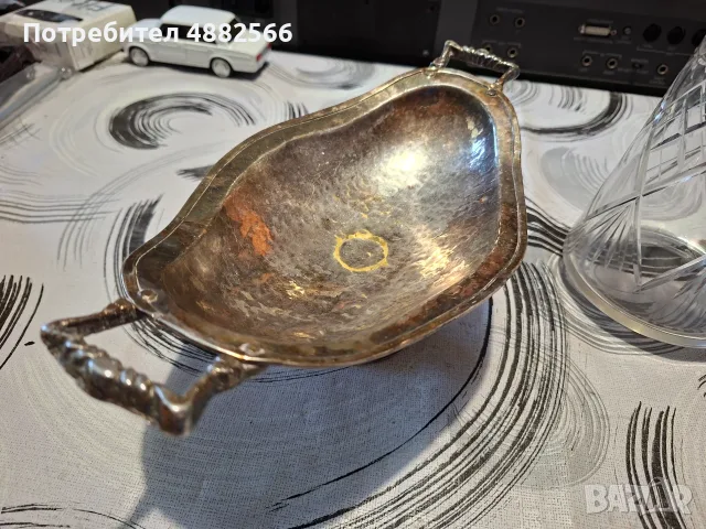 Посребрени ретро съдове, снимка 2 - Антикварни и старинни предмети - 56349112