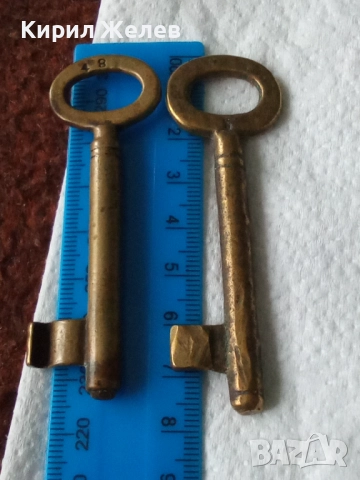 Два стари ключа 52840, снимка 5 - Антикварни и старинни предмети - 52891193