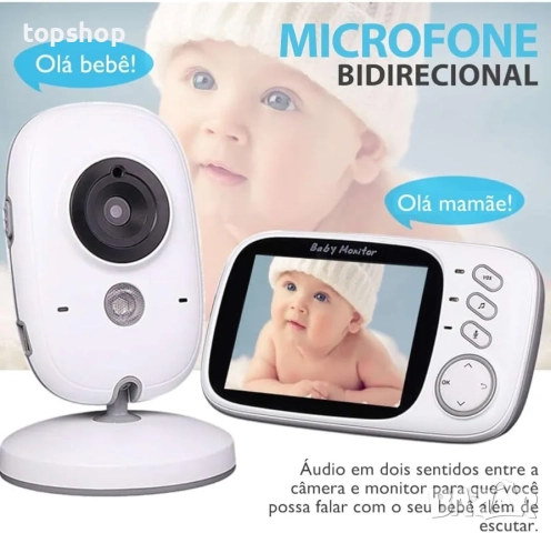 Нов Бебефон Boifun VB603 безжичен видео монитор с двупосочен разговор и нощно виждане , снимка 7 - Бебефони - 52152123