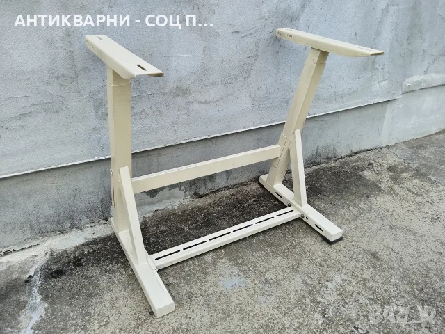 Стара Соц Японска Метална Основа, Работна Маса. / 20 кг. , снимка 4 - Маси - 56155521