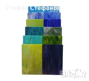 Комплекти от цветно художествено стъкло, снимка 5 - Декорация за дома - 52565307