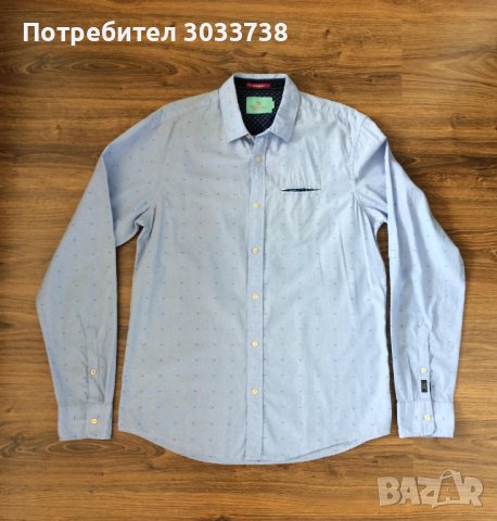 Scotch & Soda Мъжка риза със стандартна кройка Размер: M, снимка 2 - Ризи - 41568261