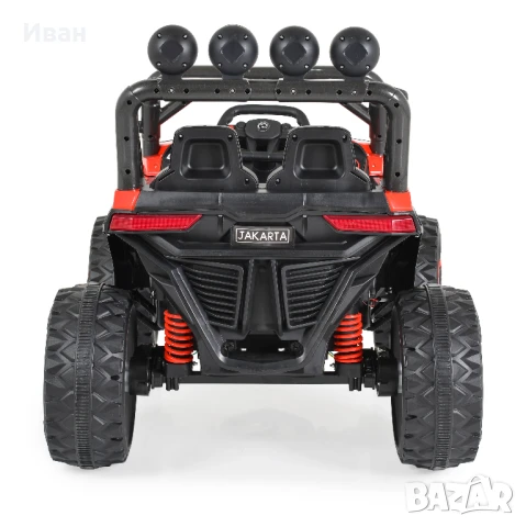 ТОП ЦЕНА!НОВО!Акумулаторно бъги/UTV Jakarta RED 4x4 с 12V батерия,USB, снимка 3 - Електрически играчки - 51337681