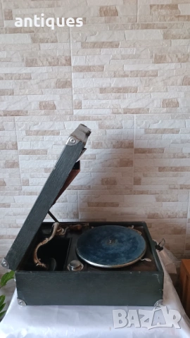 Стар български грамофон с манивела - Radio Electric - 1930"г.  , снимка 7 - Антикварни и старинни предмети - 53007903