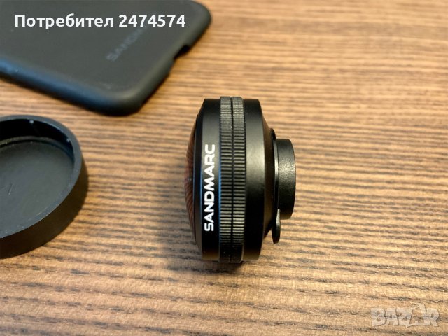 Обектив Sandmarc за айфон iPhone 7/8/SE 2020. Fisheye., снимка 5 - Обективи и филтри - 40026962