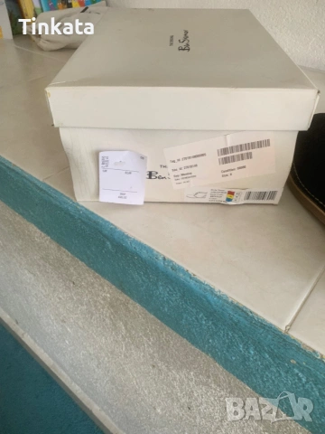 Тъмно сини Боти Ben Sherman естествен велур, снимка 6 - Мъжки боти - 53810761