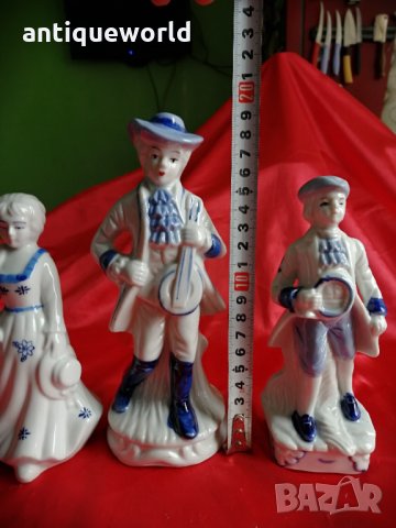 Красиви БАРОКОВИ Порцеланови Статуетки .Фигура , Статуетка, снимка 7 - Антикварни и старинни предмети - 35745014