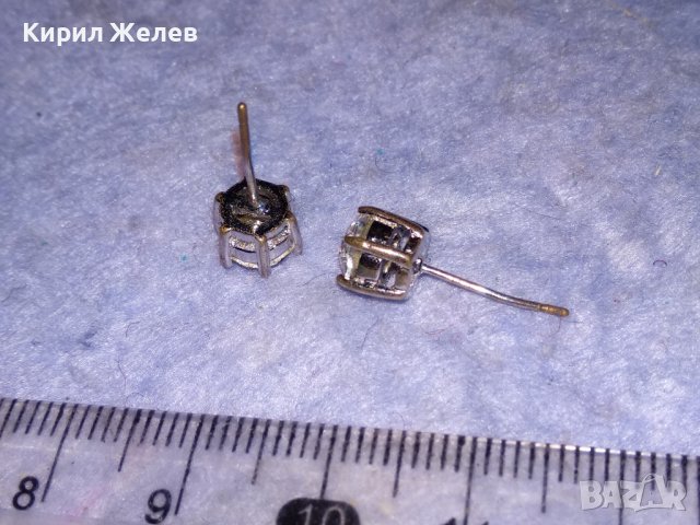 ОЧАРОВАТЕЛНИ ПОСРЕБРЕНИ БРОНЗОВИ ВИНТИДЖ - АРТ ОБЕЦИ с БЛЕСТЯЩИ ФАСЕТИРАНИ ПЛАНИНСКИ КРИСТАЛИ 38216, снимка 6 - Обеци - 40940547