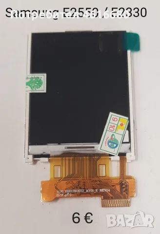 Дисплей за Samsung X460,E630,X480,X200,X210,X630,X640,C110,C200,C210,C230,X140,C140,E2550,E250,C6112, снимка 10 - Резервни части за телефони - 56223059
