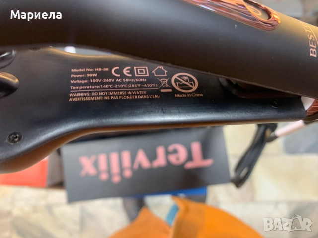 Ретро преса за коса , настройка на градуса ,, снимка 13 - Маши за коса - 52332155