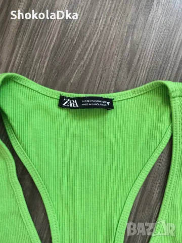 Zara Кроп топ размер S-M    , снимка 2 - Корсети, бюстиета, топове - 56021492