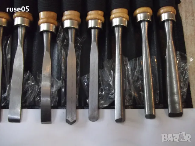 Комплект "TROY" от 12 бр. дърворезбарски длета нов, снимка 8 - Други инструменти - 49455153