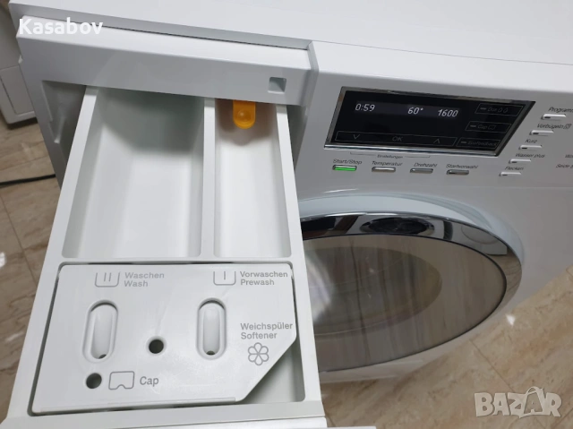 Miele Пералня - 1600rpm - TwinDos - PowerWash - Миеле 12м Гаранция, снимка 6 - Перални - 53640905
