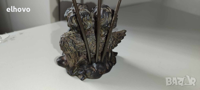 Декоративна фигурка на ангелчета, снимка 5 - Антикварни и старинни предмети - 44632233