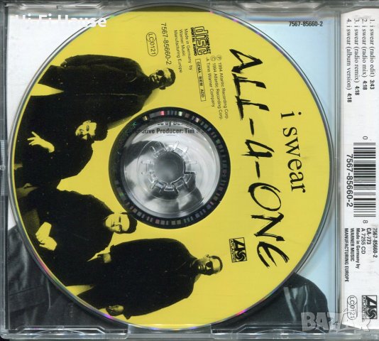 All-4-One-I Swear, снимка 2 - CD дискове - 34750037