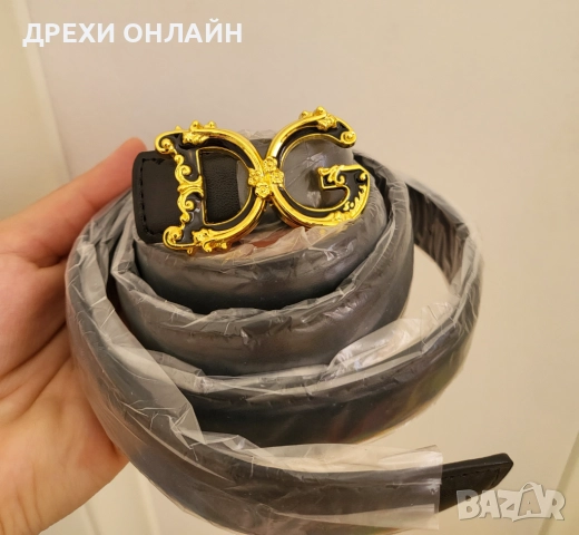 Черен колан по модел на Dolce &Gabbana 