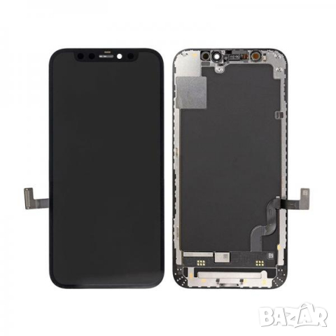 LCD Дисплей за iPhone 12 Mini 5.4 + Тъч скрийн / Черен /