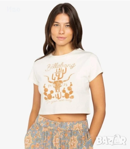 Billabong дамска блуза с къс ръкав , снимка 2 - Тениски - 50589076