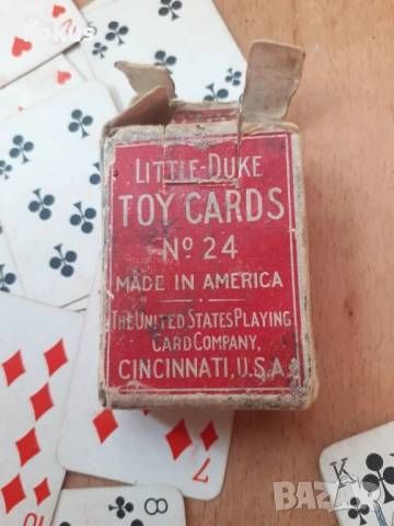 Стари мини колекционерски карти за игра Little Duke