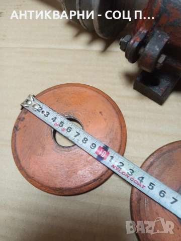 Соц Стар Вал За Циркуляр Машини Техника Тегло 11кг. Номер 582., снимка 14 - Антикварни и старинни предмети - 53168502