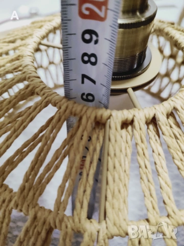 Лампа тип пендел/ лампион с дълъг кабел тип въже, снимка 5 - Лампи за таван - 53064254